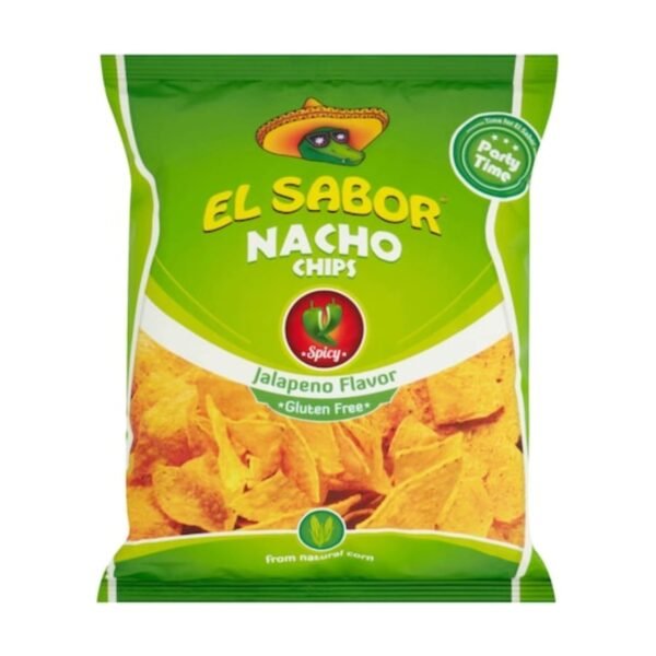 Nacho Chips Jalapeno Party Size 225g (EL SABOR )